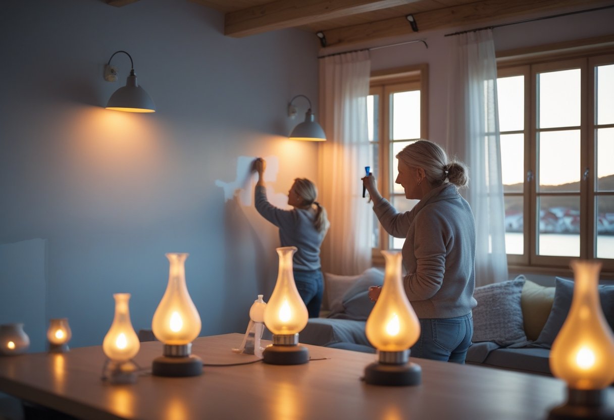 Saadan skaber du den perfekte stemning med olielamper og malerarbejde i Odsherred